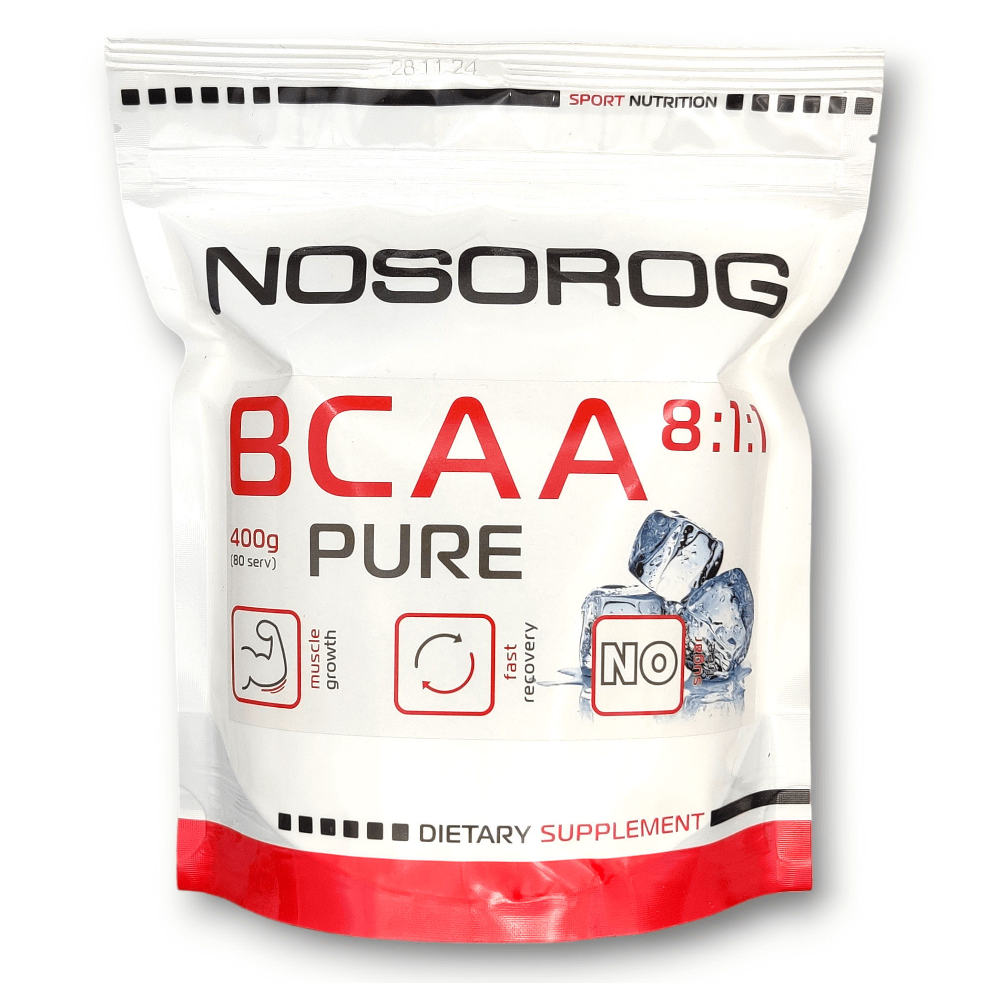 Nosorog BCAA 8:1:1 натуральний, 400 грам