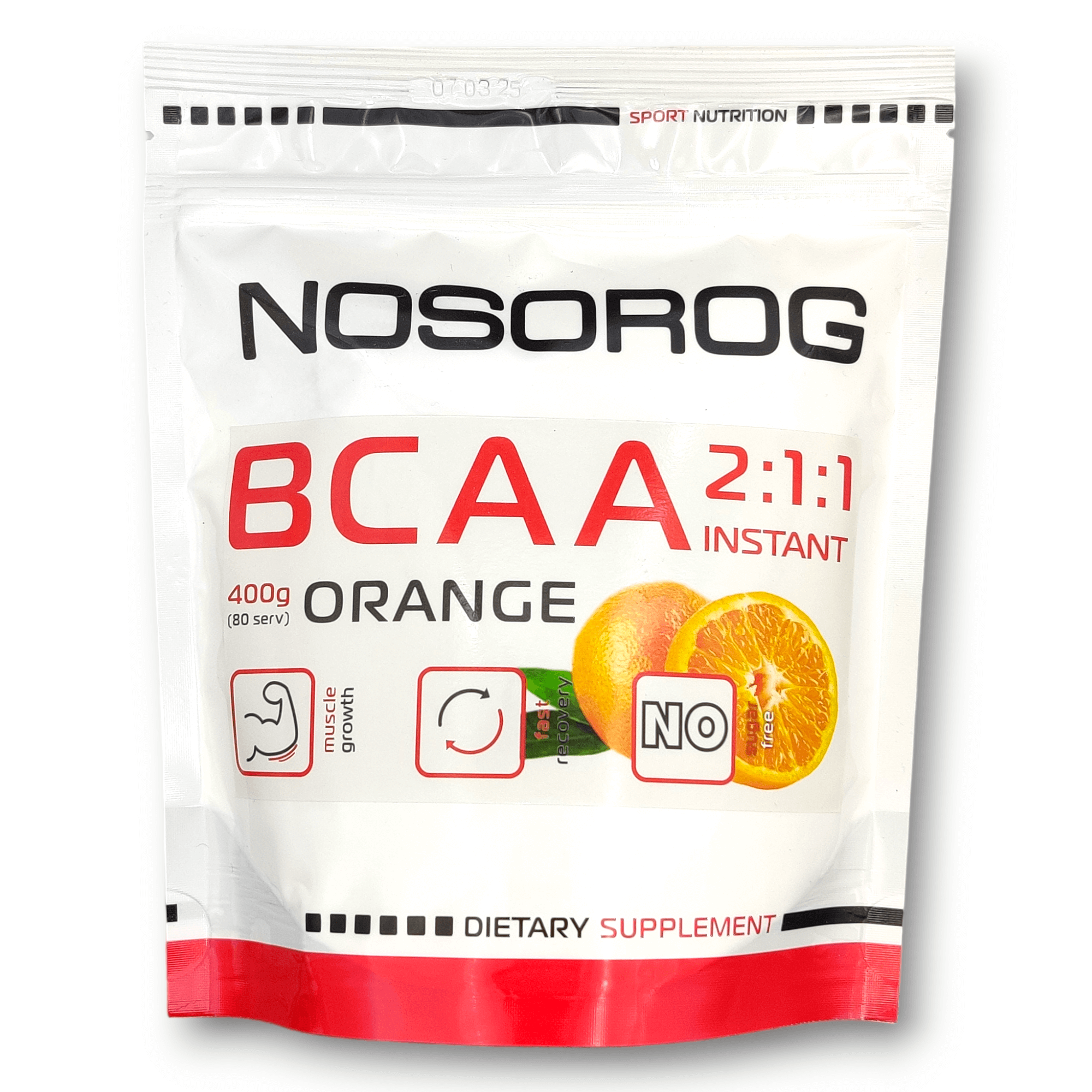 Nosorog BCAA 2:1:1 апельсин, 400 грам