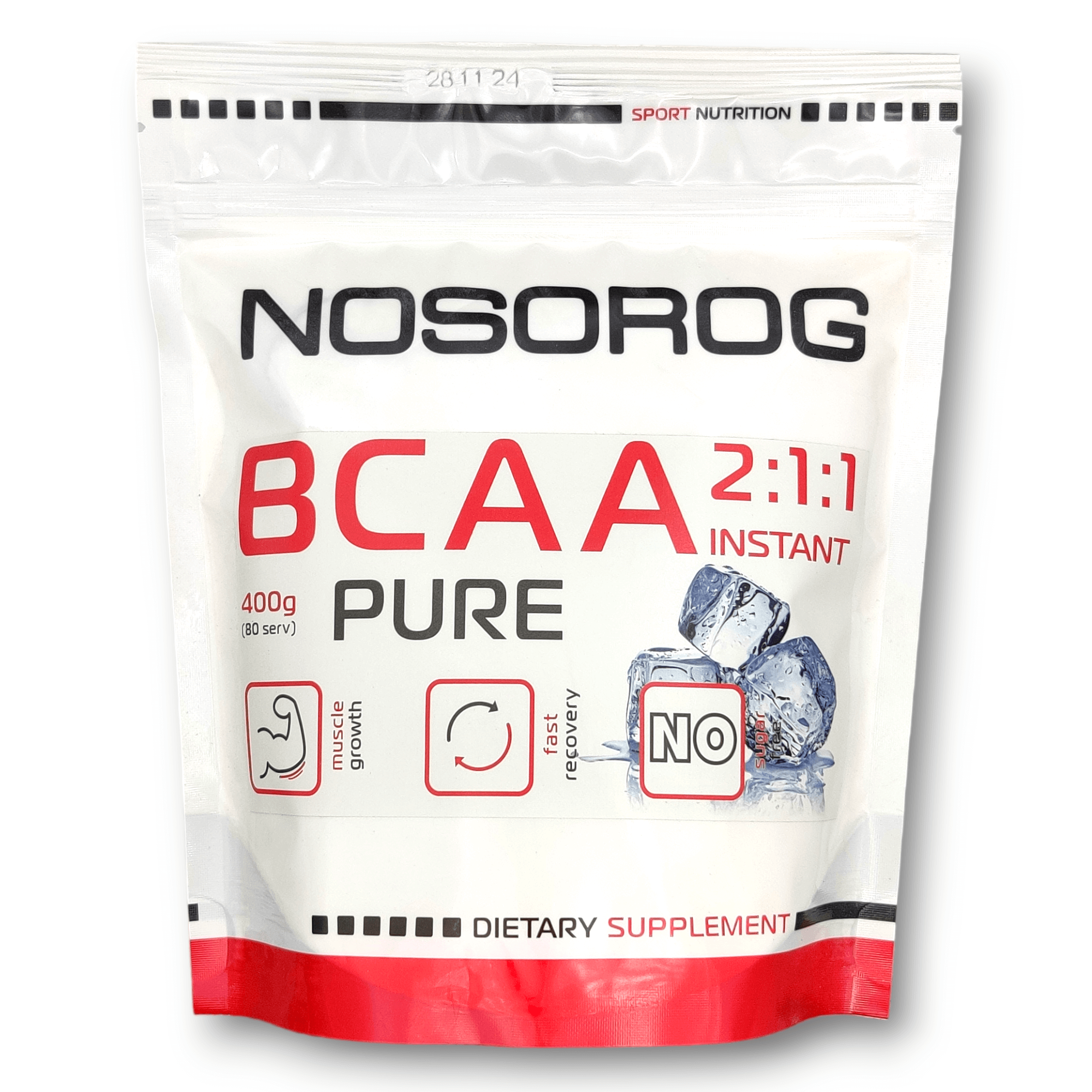 Nosorog BCAA 2:1:1 натуральний, 400 грам