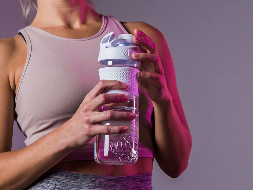 Шейкер спортивний (пляшка) BlenderBottle SportMixer Twist 28oz/820ml White (Original)