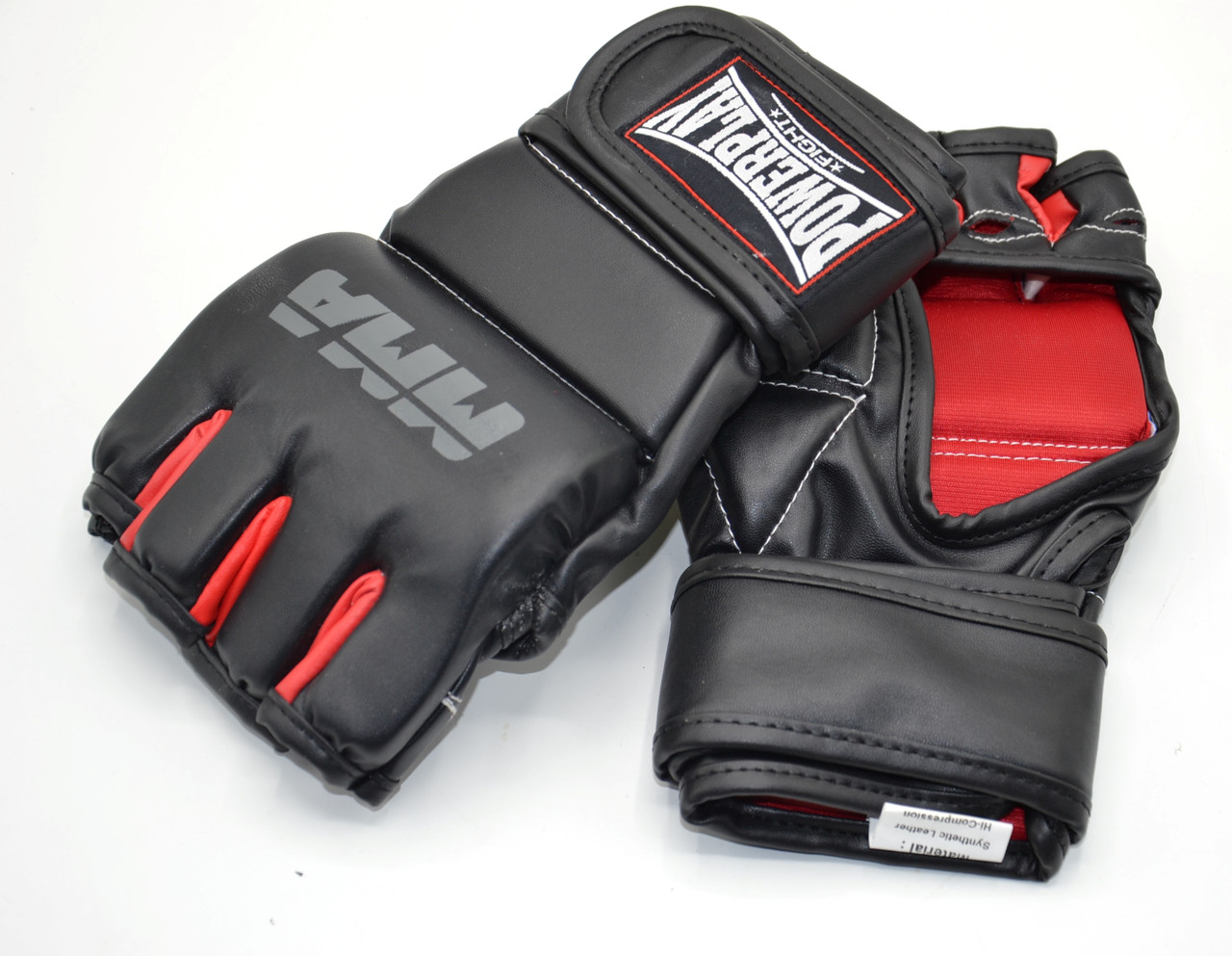 Рукавиці для MMA PowerPlay 3053 Чорно-Червоні S/M