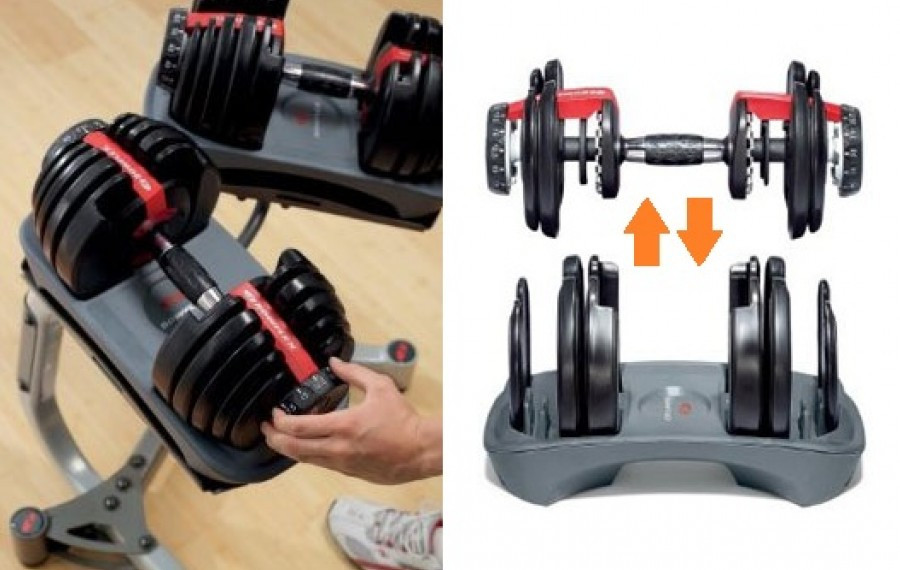 Набірні гантелі Bowflex SelectTech 552i (2-24кг) 2шт