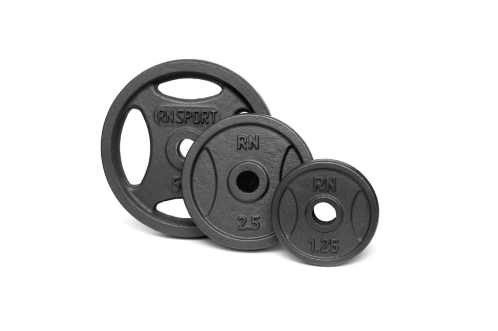 Лавка Black Rock + Стійки Round PRO + 4 грифи + 100 кг металевих дисків