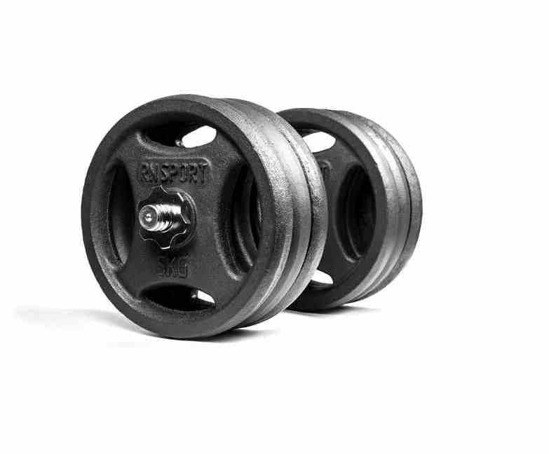 Гантеля розбірна металева RN-Sport 31 кг (RN_QTR31)