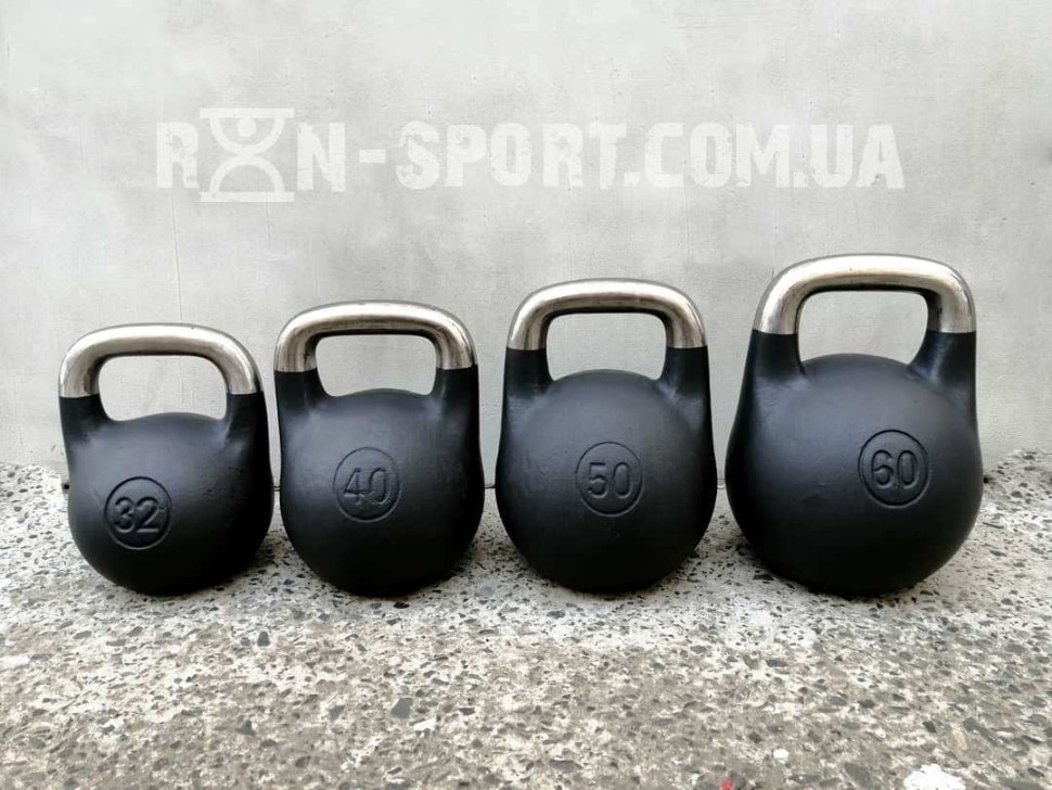 Гиря чавунна 40 кг. RN-Sport. Чорна. kiev 