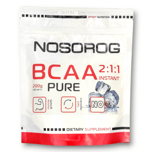 Nosorog BCAA 2:1:1 натуральний, 200 грам