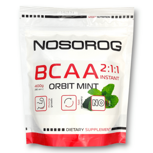 Nosorog BCAA 2:1:1 орбіт мінт, 400 грам
