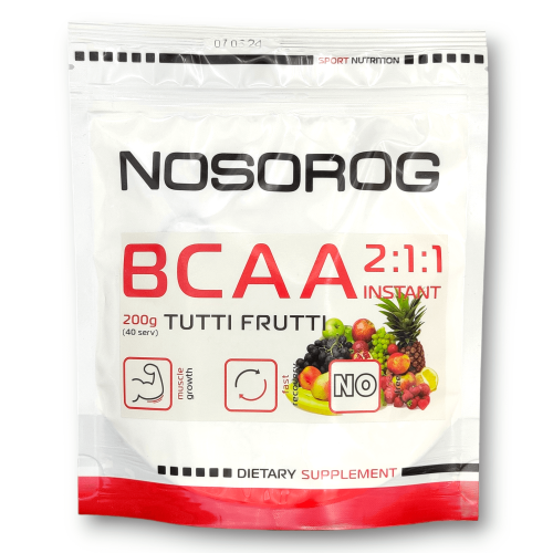 Nosorog BCAA 2:1:1 туті фруті, 200 грам
