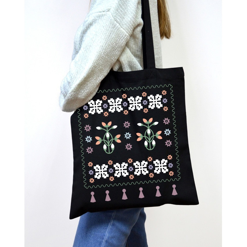 Екошопер BookOpt BK4095 Українські мотиви, чорний