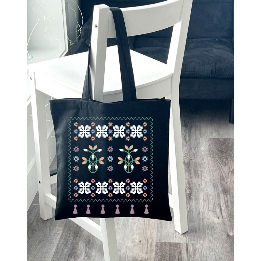 Екошопер BookOpt BK4095 Українські мотиви, чорний