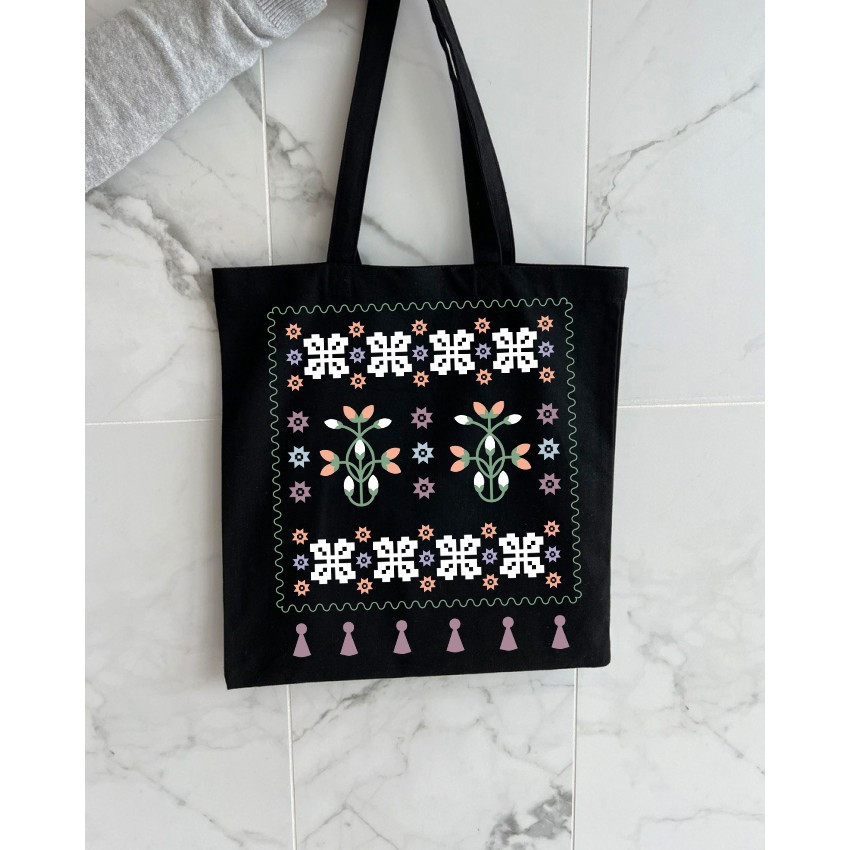 Екошопер BookOpt BK4095 Українські мотиви, чорний