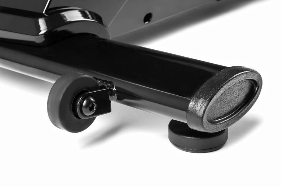 Горизонтальний велотренажер електромагнітний HS-070L Helix iConsole+ Сріблястий