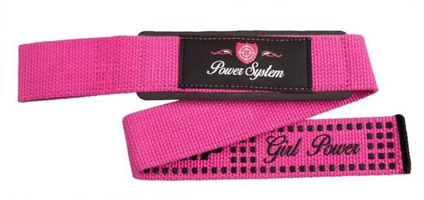 Лямки для тяги Power System PS-3420 G-Power Straps Pink