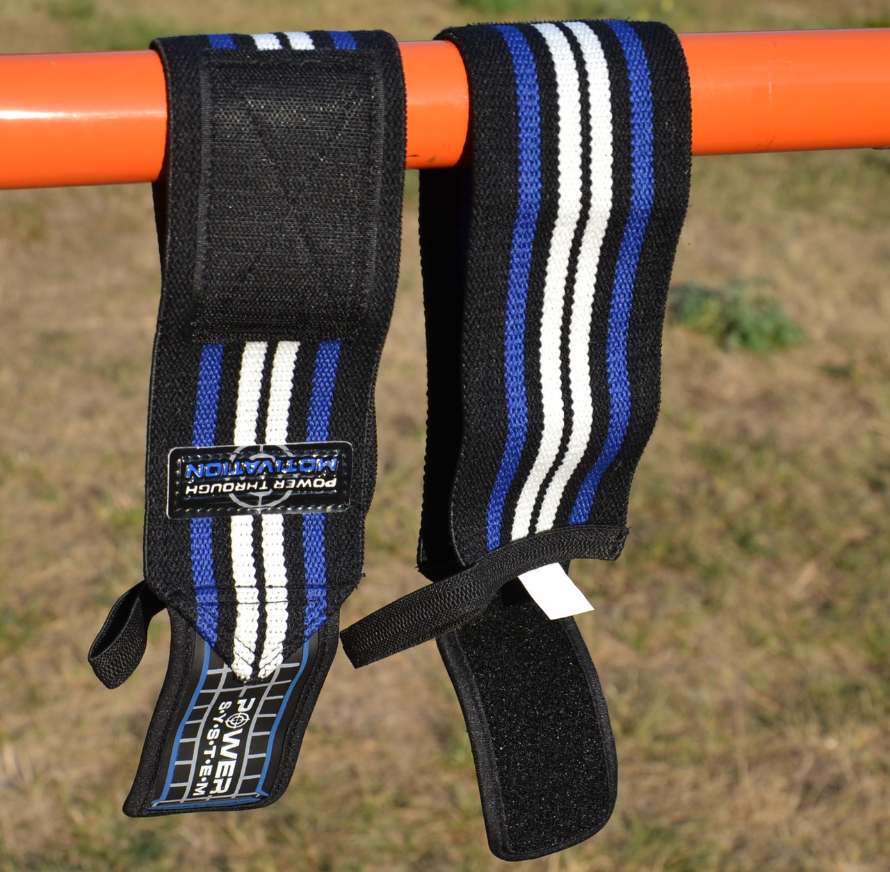 Кистьові бинти Power System PS-3500 Wrist Wraps  Blue/Black