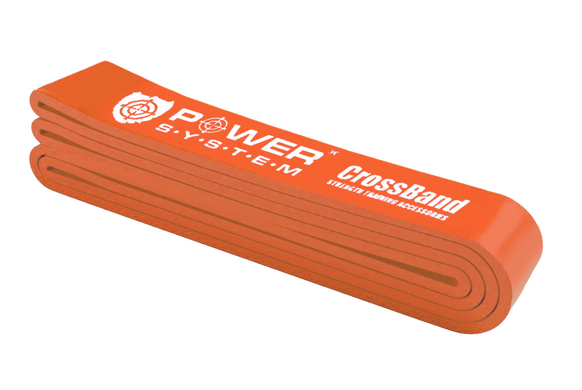 Еспандер-петля (гумка для фітнесу і кроссфіту) Power System PS-4052 CrossFit Level 2 Orange (опір 10-35 кг)