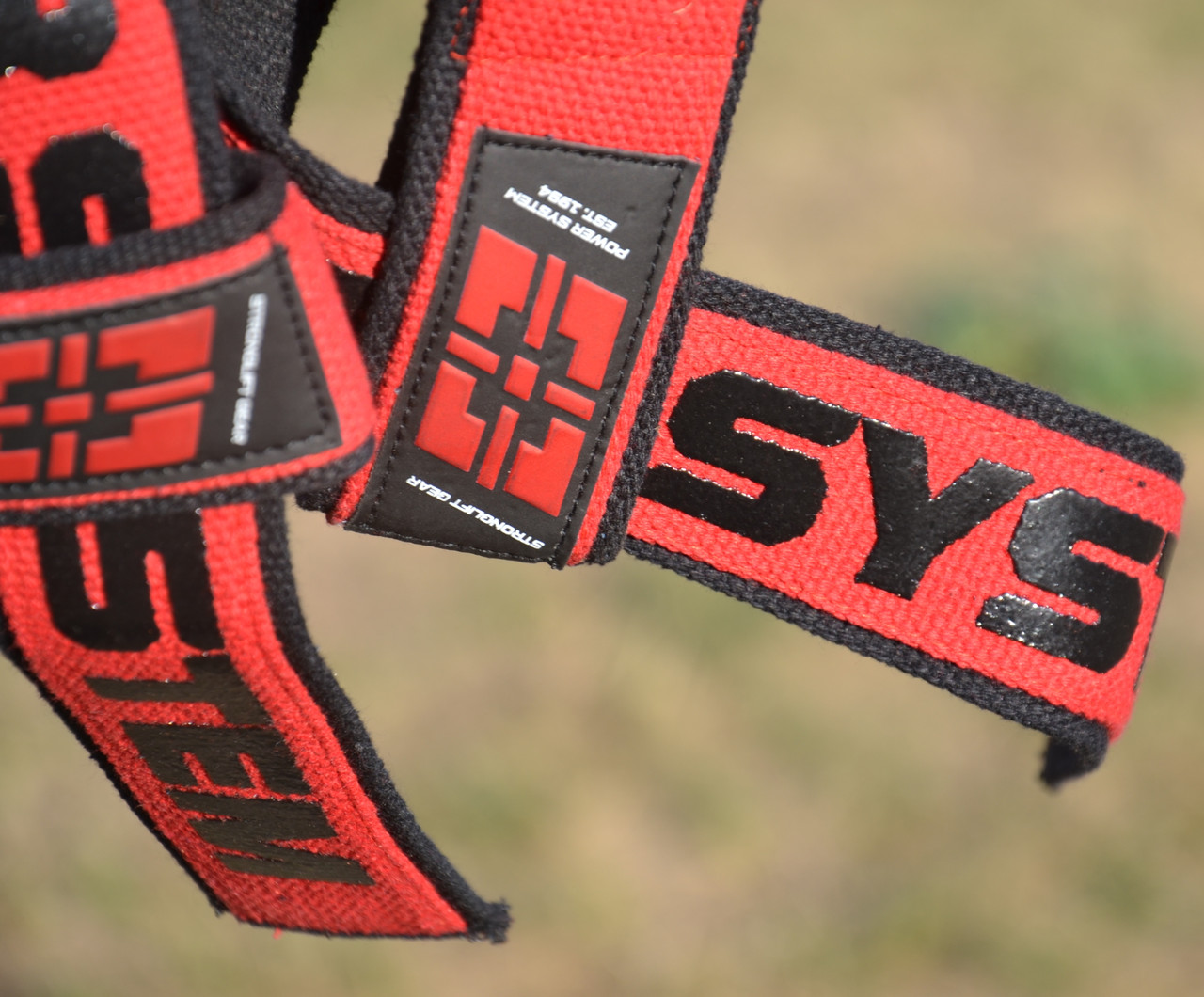 Лямки для тяги Power System PS-3401 Lifting Straps Duplex Black/Red
