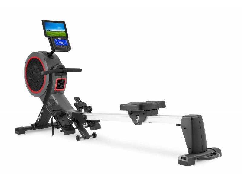 Гребний тренажер аеромагнітний Hop-Sport HS-100AR Roam сірий + мат