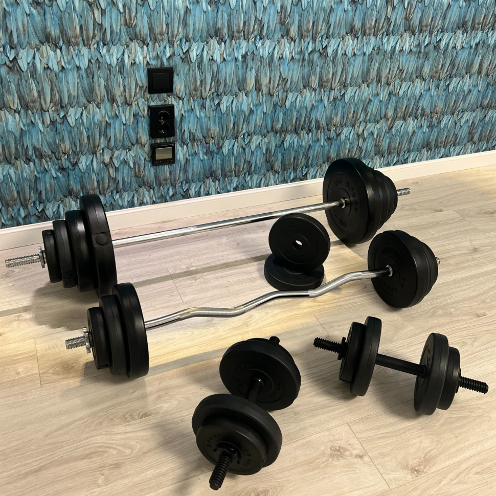 Лава для жиму REX 1020 + 4 грифи + 2х15 кг, 4x10 кг, 4x5 кг, 4x2,5 кг