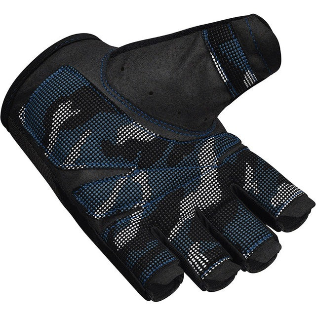 Рукавички для фітнесу RDX T2 Half Blue M