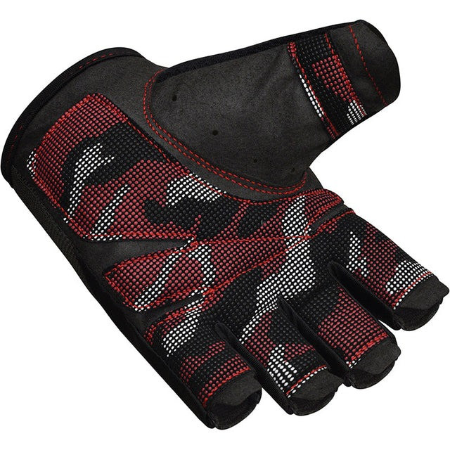 Рукавички для фітнесу RDX T2 Half Red XL