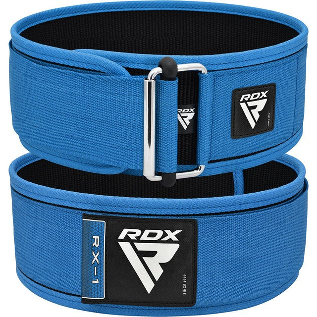 Пояс для важкої атлетики RDX RX1 Weight Lifting Belt BLUE-M