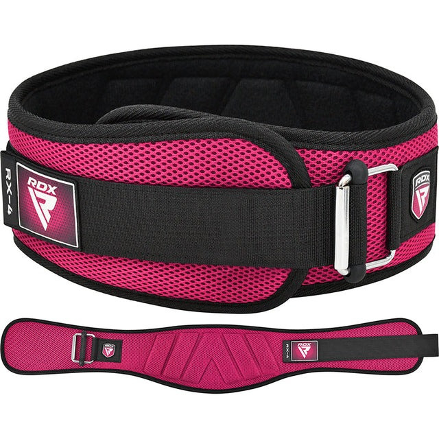Пояс для важкої атлетики RDX RX4 EVA Curve неопреновий PINK S
