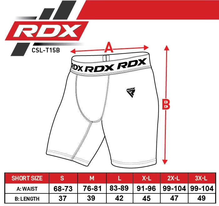КОМПРЕСІЙНІ ШОРТИ RDX T15 BLACK-L