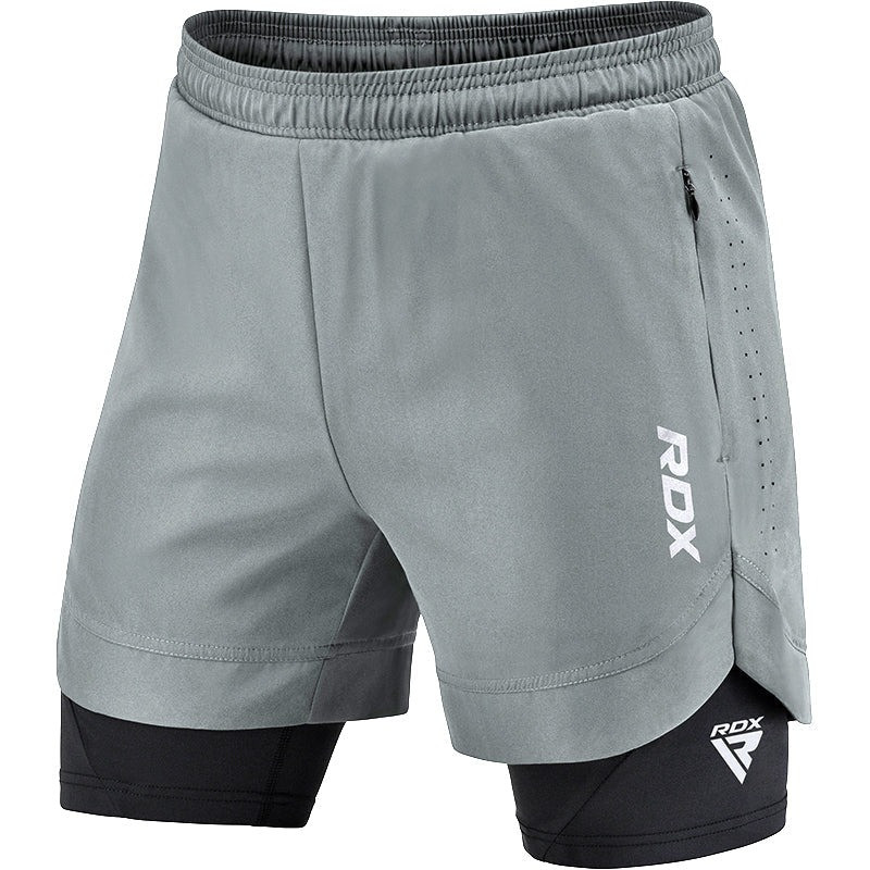 Шорти MMA RDX T16 GREY/BLACK-M