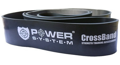 Еспандер-петля (гумка для фітнесу і кроссфіту) Power System PS-4055 CrossFit Level 5 Black (опір 25-65 кг)