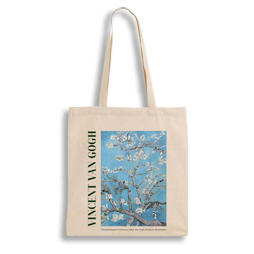 Екошопер BookOpt BK4098 Vincent Van Gogh Almond Blossom бежевий