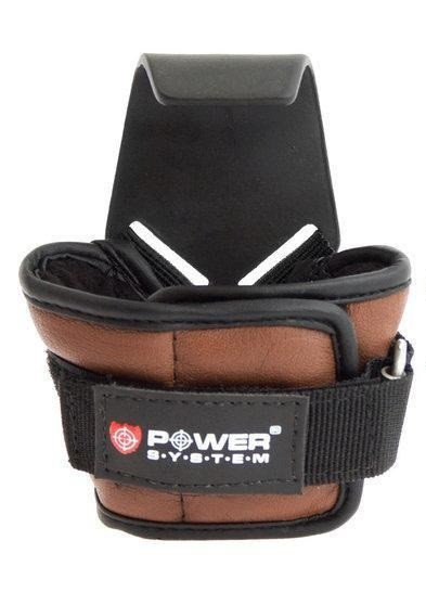 Гаки для тяги на зап'ястя Power System PS-3300 Hooks Brown XL