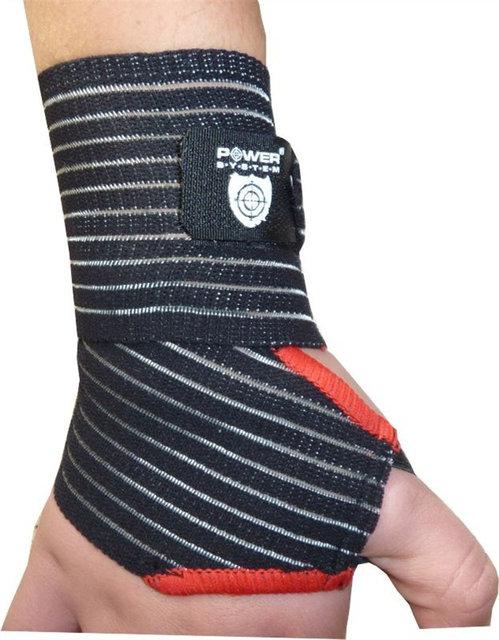 Кистьові бинти Power System PS-6000 Elastic Wrist Support Black/Red