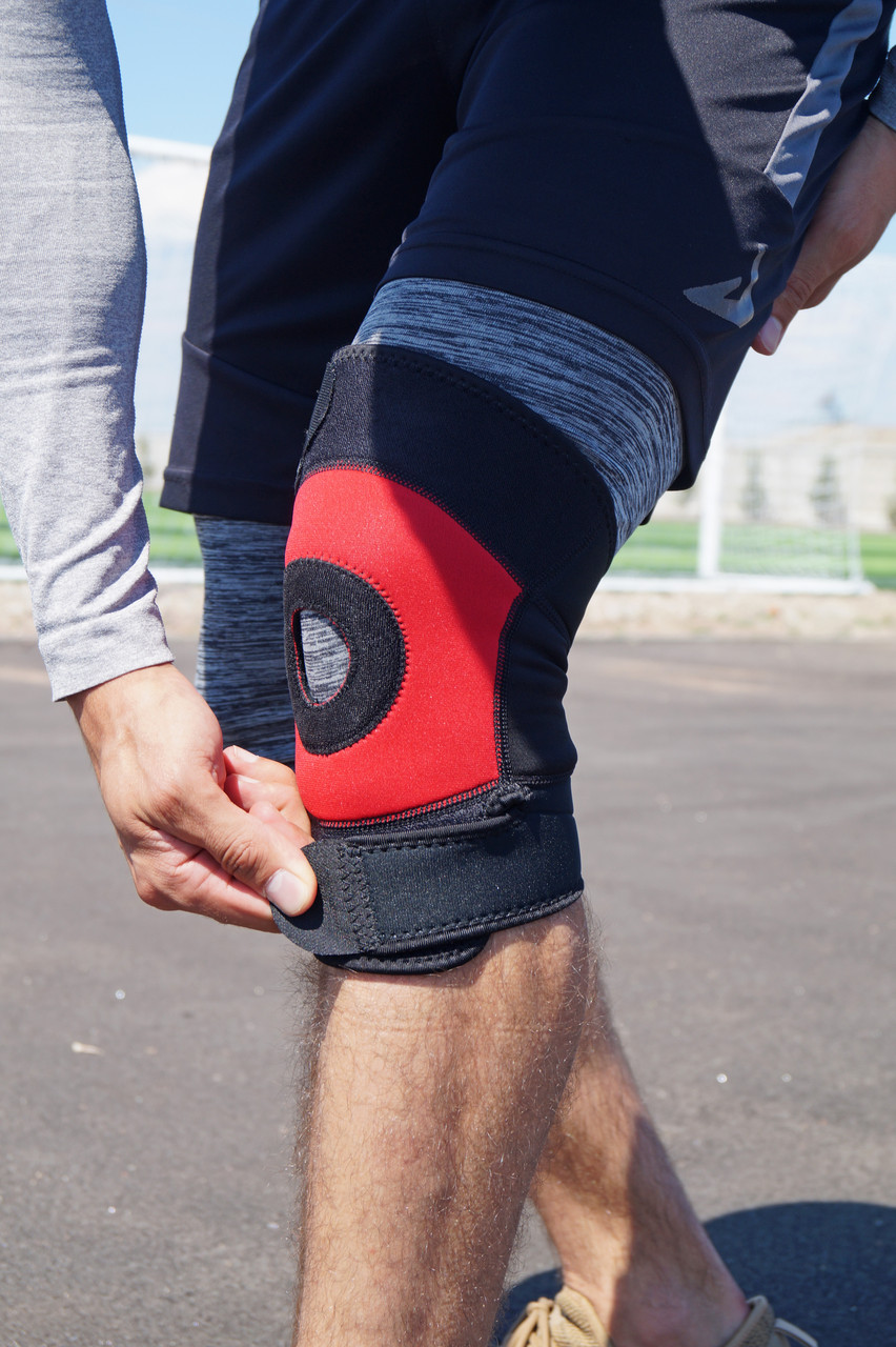 Наколінник Power System PS-6012 Neo Knee Support Black/Red (1шт.) M