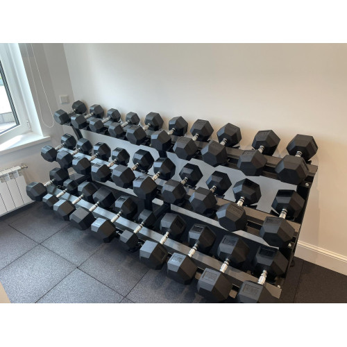 Стійка гантельна 3-х ярусна Fitnessport FF71D1E (на 15 пар)