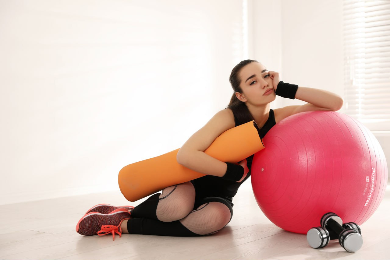 М'яч для фітнесу (фітбол) Power System PS-4013 Ø75 cm PRO Gymball Pink