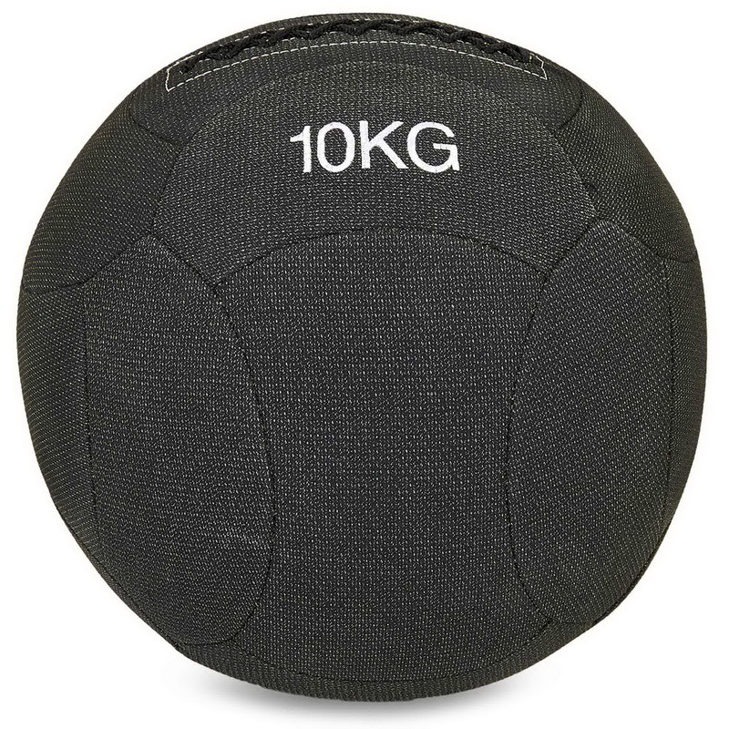 М'яч для кросфіту волбол Wall Ball FI-7224-10 10кг чорний