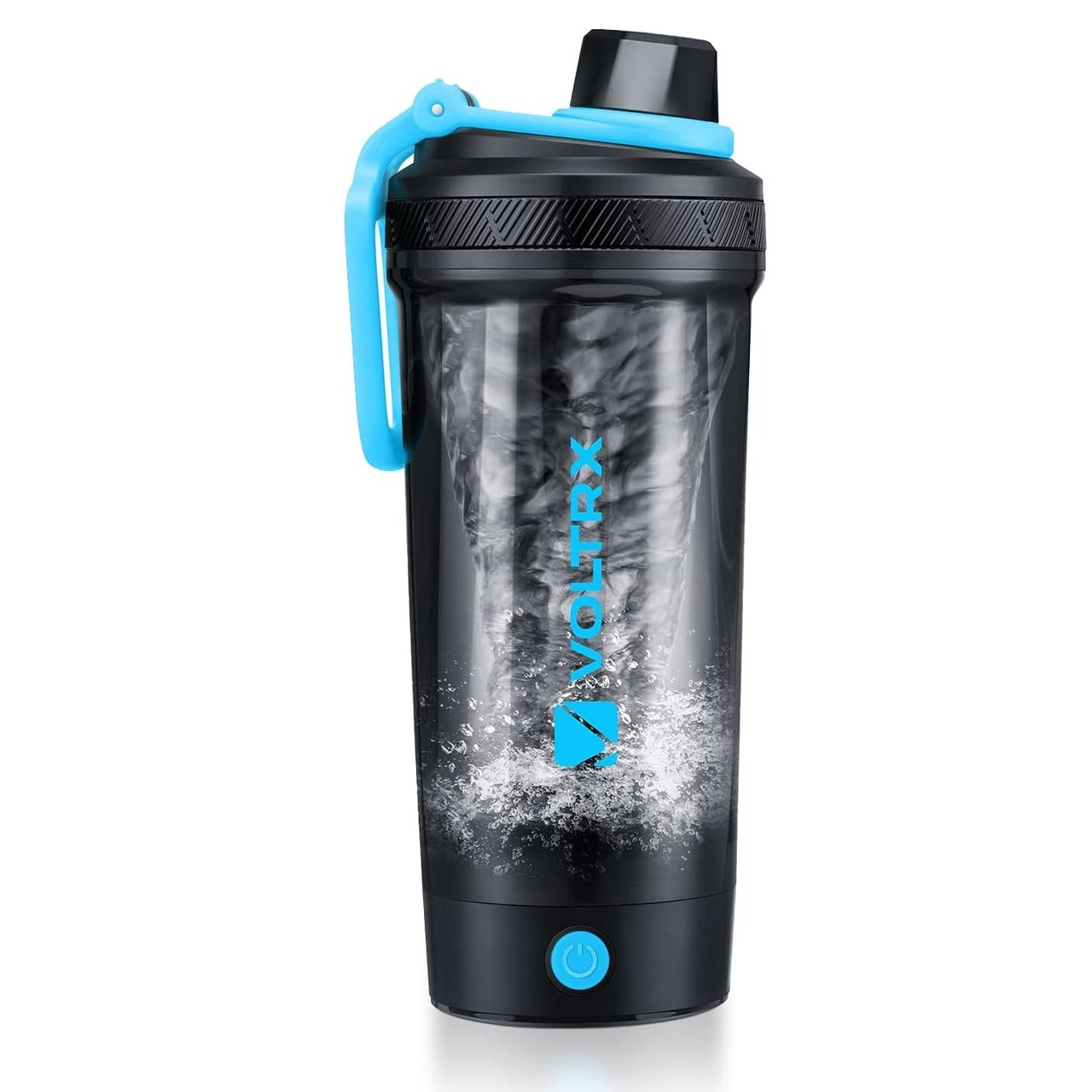 Шейкер спортивний електричний VOLTRX Gallium 600 мл. Tritan Blue