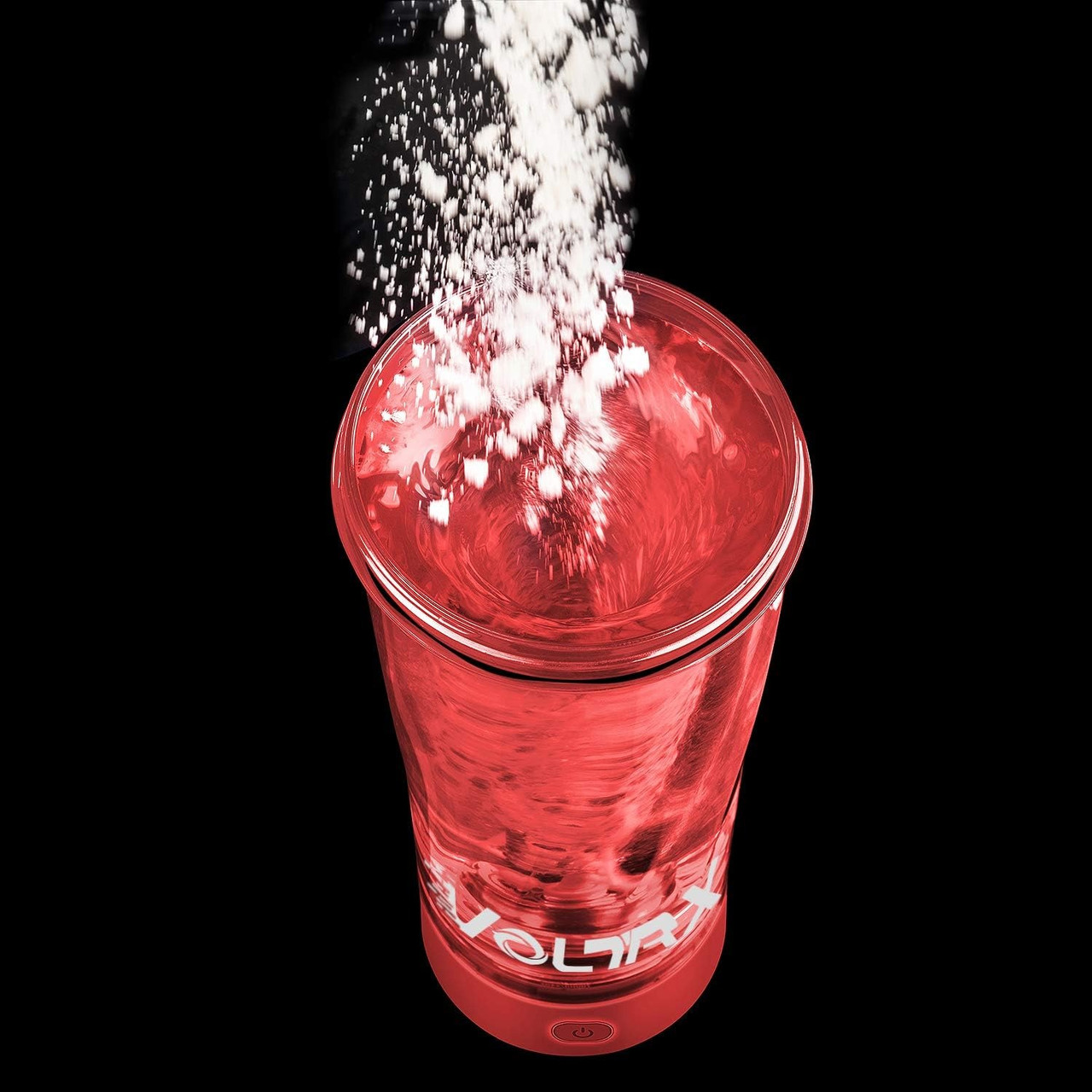 Шейкер спортивний електричний VOLTRX VortexBoost 600 мл. Tritan Red