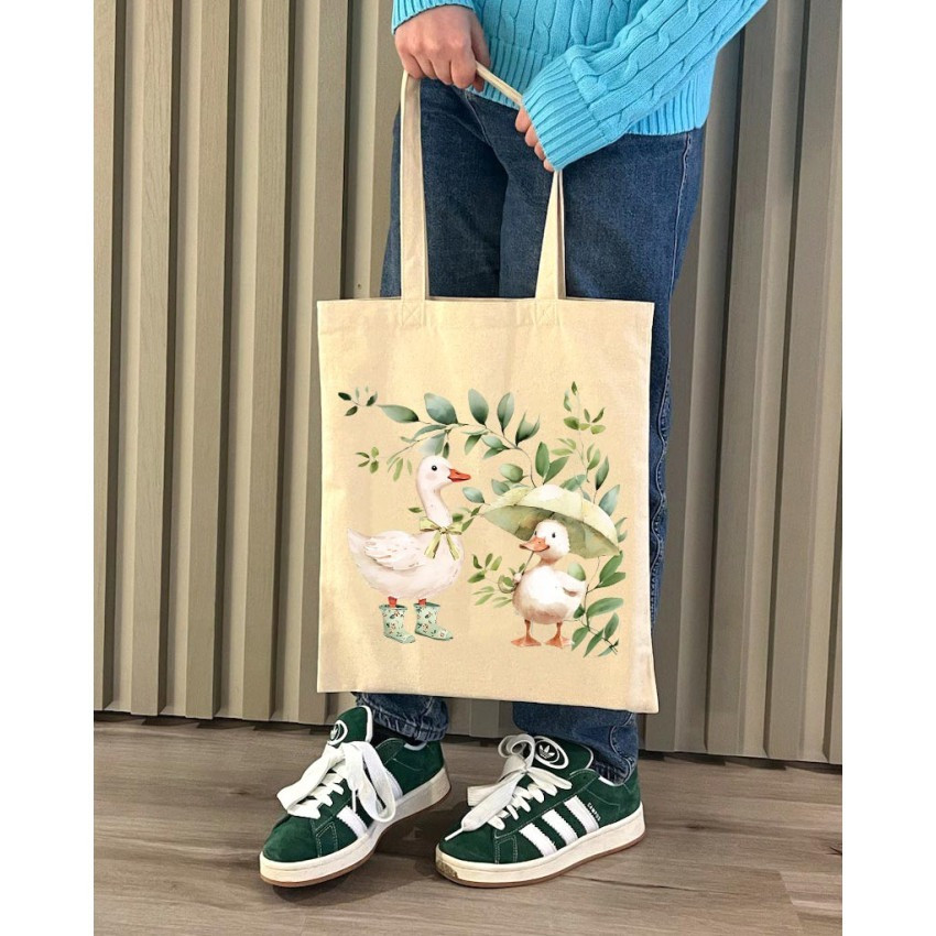 Екошопер BookOpt BK4103 Веселі Гусята бежевий