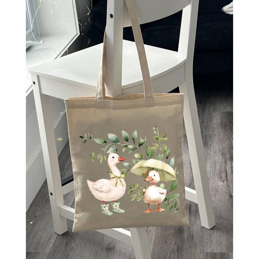 Екошопер BookOpt BK4103 Веселі Гусята бежевий