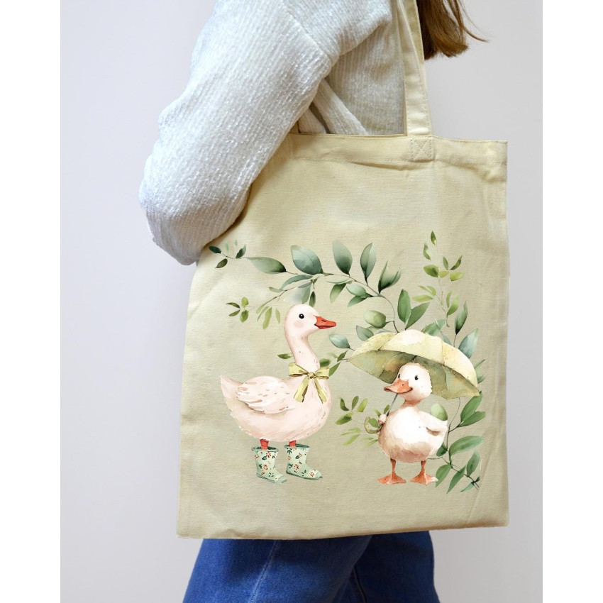Екошопер BookOpt BK4103 Веселі Гусята бежевий