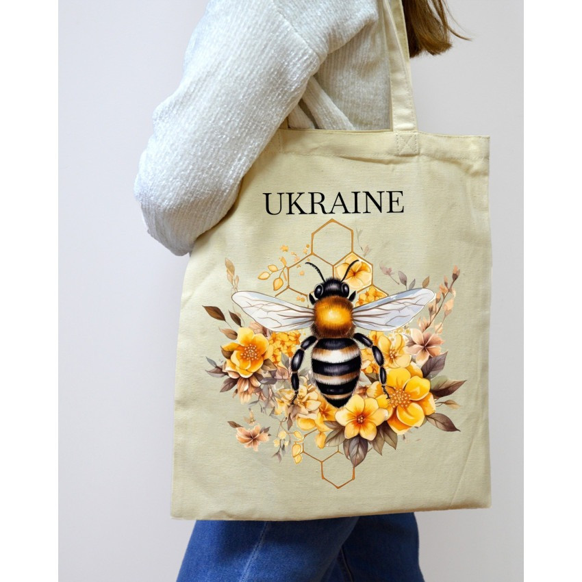Екошопер BookOpt BK4099 Бджілка бежевий