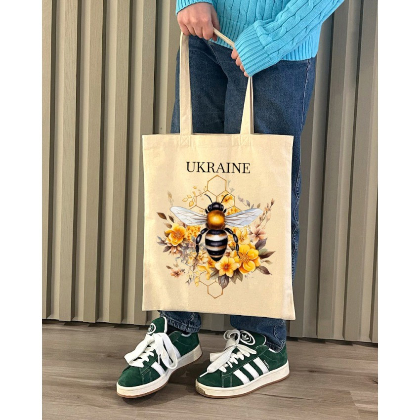 Екошопер BookOpt BK4099 Бджілка бежевий