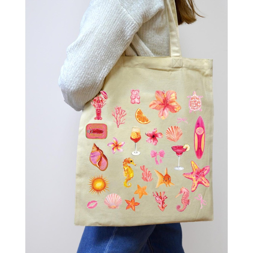 Екошопер BookOpt BK4104 Beach Vibes бежевий