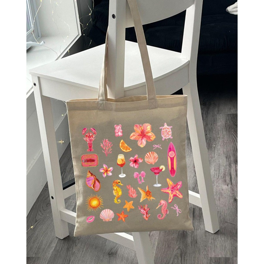 Екошопер BookOpt BK4104 Beach Vibes бежевий