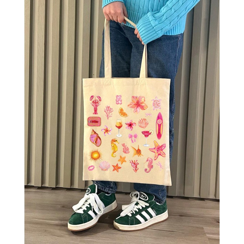 Екошопер BookOpt BK4104 Beach Vibes бежевий