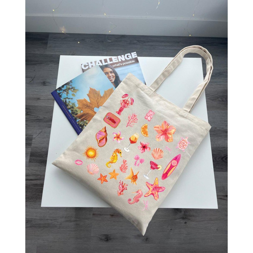 Екошопер BookOpt BK4104 Beach Vibes бежевий