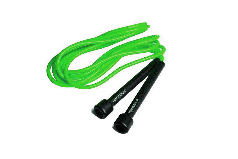 Скакалка PowerPlay 4201 Basic Jump Rope Зелена (2,8m.)