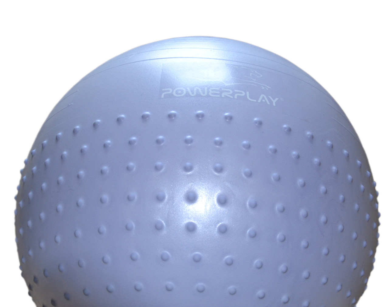 М'яч для фітнесу (фітбол) напівмасажний PowerPlay 4003 Ø75 cm Gymball Sky Blue + помпа
