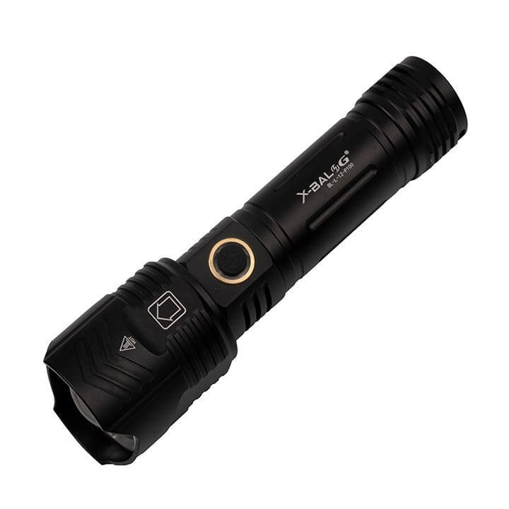 Ліхтар X-BALOG BL-L-12-P100 алюмінієвий (діапазон до 1000 м) з опцією PowerBank L-095